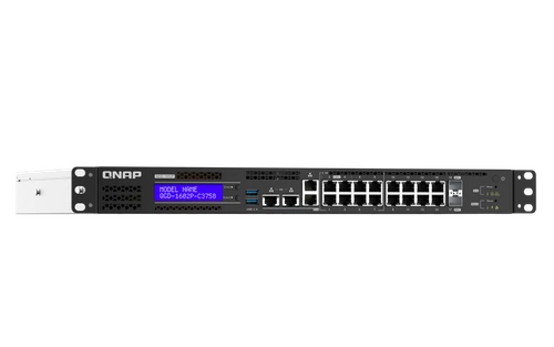 Commutateur QNAP QGD-1602P-C3758-16G 8x 1Gb | 8x 2.5Gb 2x SFP+ 370 W PoE+/PoE++