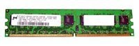 Mémoire RAM 1x 1GB Micron ECC UNBUFFERED DDR2 667MHz PC2-5300 UDIMM | MT18HTF12872AY-667D4