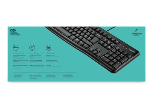 Clavier Câblés Logitech Keyboard K120 for Business QWERTY