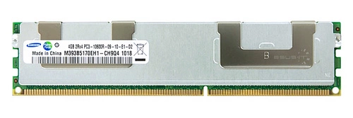 Mémoire RAM 1x 4GB Samsung ECC REGISTERED DDR3 1333MHz PC3-10600 RDIMM | M393B5170EH1-CH9