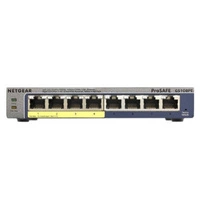 Przełącznik Netgear GS108PE | 192 kB | 16 Gb/s | 8x Port Ethernet