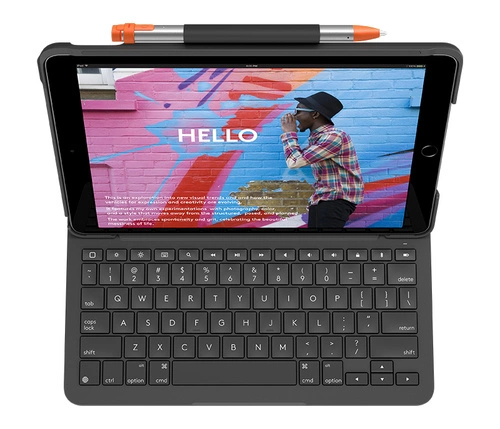 Clavier Sans fil Logitech Slim Folio QWERTZ