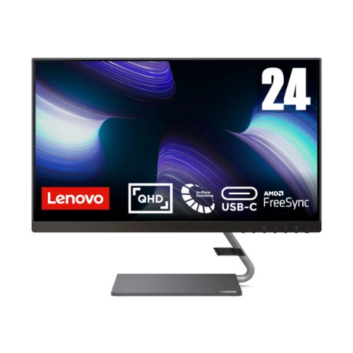 Moniteur 23.8" Lenovo 66A8GAC6EU Q24h-10 2560 x 1440 QHD 75Hz matrice d'écran IPS