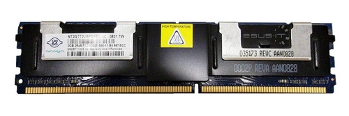 Mémoire RAM 1x 2GB Nanya FULLY BUFFERED DDR2 667MHz PC2-5300 FULLY BUFFERED | NT2GT72U4NB1BN-3C