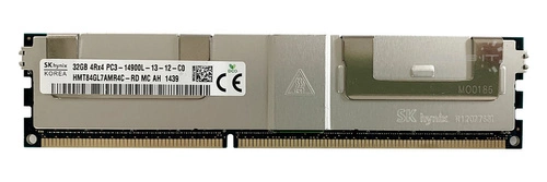 Mémoire RAM 1x 32GB Hynix LOAD REDUCED DDR3 1866MHz PC3-14900 LRDIMM | HMT84GL7BMR4C-RD