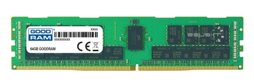 Mémoire RAM 1x 64GB GoodRAM ECC REGISTERED DDR4 4Rx4 2400MHz PC4-19200 RDIMM | W-MEM2400R4Q464G