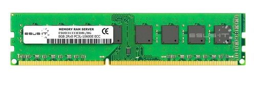 Mémoire RAM 1x 8GB ESUS IT ECC UNBUFFERED DDR3 2Rx8 1333MHz PC3-10600 UDIMM | ESUD31333ED8L/8G