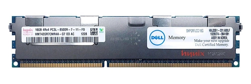 Mémoire RAM 1x 16GB Hynix ECC REGISTERED DDR3 1066MHz PC3-8500 RDIMM | HMT42GR7BMR4A-G7