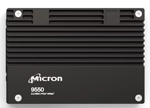 Disque dur SSD Micron 9550 MAX 25.6TB U.2 NVMe | MTFDLAL25T6THB-1BK1J