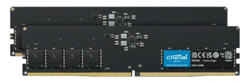 Mémoire RAM 2x 32GB Crucial NON-ECC UNBUFFERED DDR5 5600MHz PC5-44800 UDIMM | CT2K32G56C46U5