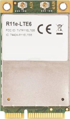 MikroTik R11e-LTE6 - 2G/3G/4G/LTE miniPCi-e card