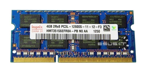 Mémoire RAM 1x 4GB Hynix SO-DIMM DDR3 1600MHz PC3-12800 | HMT351S6EFR8A-PB