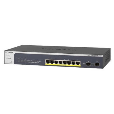 Przełącznik Netgear GS510TLP-100EUS | 1536 kB | 20 Gb/s | 8x Port Ethernet