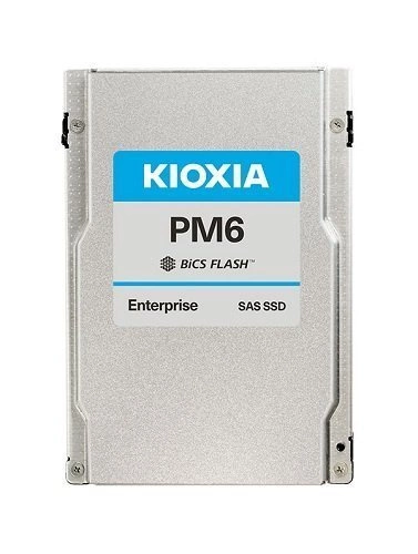 Disque dur SSD Kioxia PM6-R 3.84TB 2,5'' SAS 24Gb/s TLC | KPM61RUG3T84