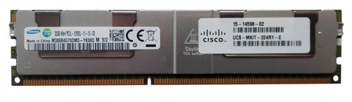 Mémoire RAM 1x 32GB Cisco UCS & DMS DDR3 1600MHz ECC LOAD REDUCED DIMM | UCS-MKIT-324RY-E