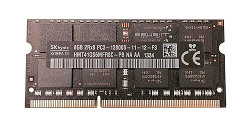 Mémoire RAM 1x 8GB Hynix SO-DIMM DDR3 1600MHz PC3-12800 | HMT41GS6MFR8C-PB