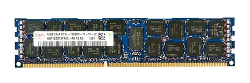 Mémoire RAM 1x 16GB Hynix ECC REGISTERED DDR3 2Rx4 1600MHz PC3-12800 RDIMM | HMT42GR7AFR4A-PB