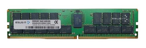 Mémoire RAM 1x 128GB ESUS IT ECC REGISTERED DDR4 4Rx4 2933MHz PC4-23400 RDIMM | ESUD42933RQ4/128G