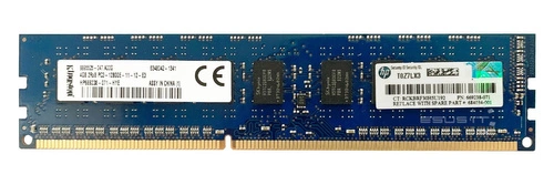 Mémoire RAM 1x 4GB Kingston ECC UNBUFFERED DDR3 1600MHz PC3-12800 UDIMM | 9995525-047.A00G