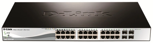 Commutateur D-Link DGS-1210-28P/E 24x 1Gb 4x RJ-45/SFP 193 W PoE+