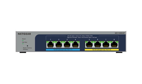 Commutateur Netgear MS108EUP-100EUS 8x 2.5Gb 230 W PoE++