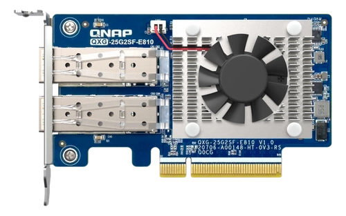Carte réseau QNAP QXG-25G2SF-E810 2x SFP28 25Gbps