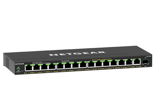 Commutateur Netgear GS316EP-100PES 15x 1Gb 1x SFP 180 W PoE