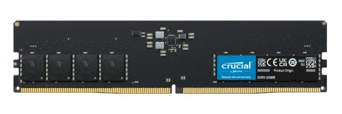 Mémoire RAM 1x 32GB Crucial NON-ECC UNBUFFERED DDR5 4800MHz PC5-38400 UDIMM | CT32G48C40U5