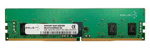 Mémoire RAM 1x 4GB ESUS IT ECC REGISTERED DDR4 1Rx8 2400MHz PC4-19200 RDIMM | ESUD42400RS8/4G