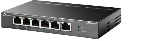 Commutateur TP-LINK TL-SG1006PP 6x 1Gb 64 W PoE+ / PoE++