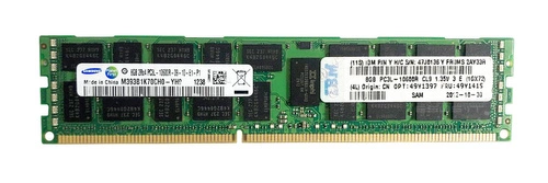 Mémoire RAM 1x 8GB Samsung ECC REGISTERED DDR3 1333MHz PC3-10600 RDIMM | M393B1K70CH0-YH9