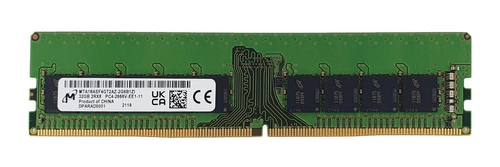 Mémoire RAM 1x 32GB Micron ECC UNBUFFERED DDR4 2Rx8 2666MHz PC4-21300 UDIMM | MTA18ASF4G72AZ-2G6