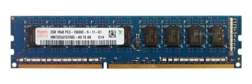Mémoire RAM 1x 2GB Hynix ECC UNBUFFERED DDR3 1333MHz PC3-10600 UDIMM | HMT325U7CFR8C-H9
