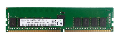 Mémoire RAM 1x 8GB Hynix ECC REGISTERED DDR4 1Rx4 2400MHz PC4-19200 RDIMM | HMA41GR7BJR4N-UH