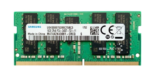 Mémoire RAM 1x 16GB Samsung SO-DIMM DDR4 2400MHz PC4-19200 | M474A2K43BB1-CRC 