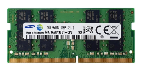 Mémoire RAM 1x 16GB Samsung SO-DIMM DDR4 2133MHz PC4-17000 | M471A2K43BB1-CPB