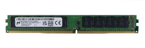 Mémoire RAM 1x 32GB Micron ECC UNBUFFERED DDR4 2Rx8 2666MHz PC4-21300 UDIMM | MTA18ADF4G72AZ-2G6