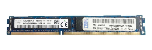 Mémoire RAM 1x 8GB Hynix ECC REGISTERED DDR3 1600MHz PC3-12800 RDIMM | HMT41GV7AFR8A-PB