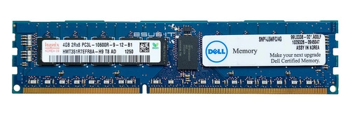 Mémoire RAM 1x 4GB Hynix ECC REGISTERED DDR3 1333MHz PC3-10600 RDIMM | HMT351R7EFR8A-H9