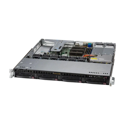 Plateforme serveur Supermicro 1U 510T-M SYS-510T-M Intel x 1 DDR4 x 4 4 x 3.5" SATA PSU 1