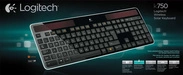 Clavier Sans fil Logitech Wireless Solar Keyboard K750 QWERTZ