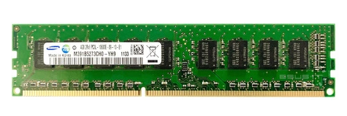 Mémoire RAM 1x 4GB Samsung ECC UNBUFFERED DDR3 2Rx8 1333MHz PC3-10600 UDIMM | M391B5273CH0-YH9
