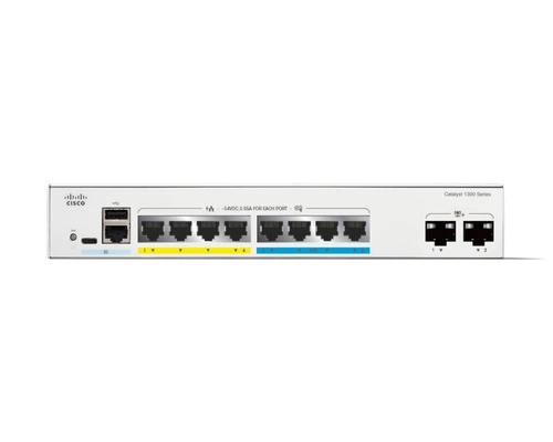 Switch Cisco Catalyseur C1300-8MGP-2X 4x 1Gb | 4x 2.5Gb 2x SFP+ 120 W PoE+
