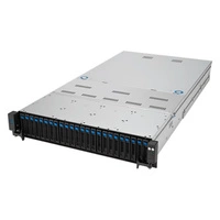 Plateforme serveur ASUS 2U RS720A-E12-RS24/10G/2.6kW/16NVMe 90SF02E1-M00710 AMD x 2 DDR5 x 24 24 x 2.5" SATA/SAS/NVME PSU 1+1
