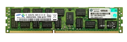 Mémoire RAM 1x 8GB Samsung ECC REGISTERED DDR3 1333MHz PC3-10600 RDIMM | M393B1K70CH0-YH9