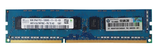 Mémoire RAM 1x 8GB Hynix ECC UNBUFFERED DDR3 1600MHz PC3-12800 UDIMM | HMT41GU7MFR8C-PB