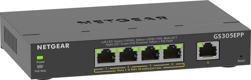 Commutateur Netgear GS305EPP-100PES 5x 1Gb 120 W PoE+