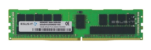 Mémoire RAM 1x 16GB ESUS IT ECC REGISTERED DDR4 2Rx8 3200MHz PC4-25600 RDIMM | ESUD43200RD8/16G