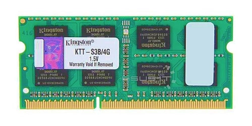 Mémoire RAM 1x 4GB Kingston SO-DIMM DDR3 1333MHz PC3-10600 | KTT-S3B/4G