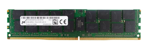 Mémoire RAM 1x 32GB Micron LOAD REDUCED DDR4 2133MHz PC4-17000 LRDIMM | MTA72ASS4G72LZ-2G1